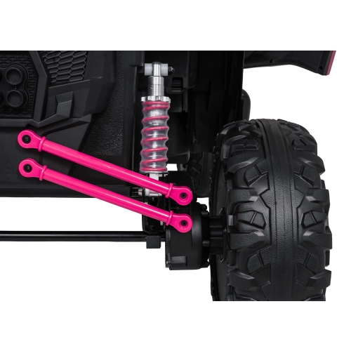 Pojazd Elektryczny RACING Road 2000 4x120W – Różowy JL218.ROZ